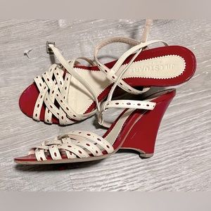 Jill Stuart Patent Leather Slingbacks Size 36